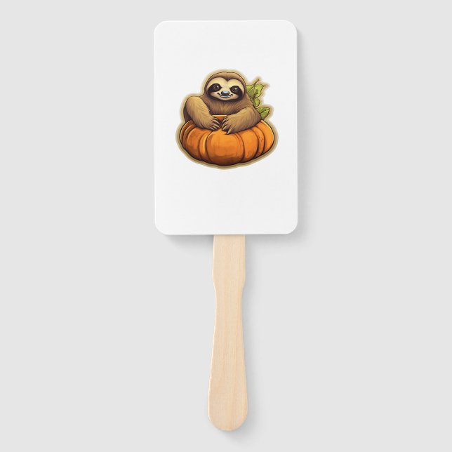 Sloth themed halloween Oversized T-Shirt_1 Hand Fan (Front)