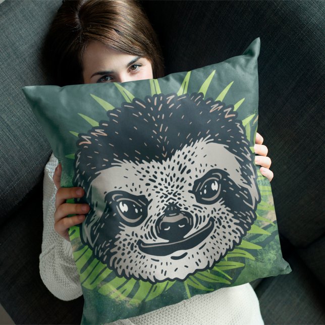 Sloth Tropical Amazon Cushion (Creator Uploaded)