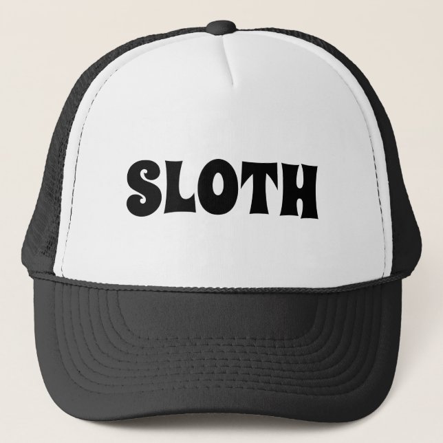 SLOTH TRUCKER HAT (Front)