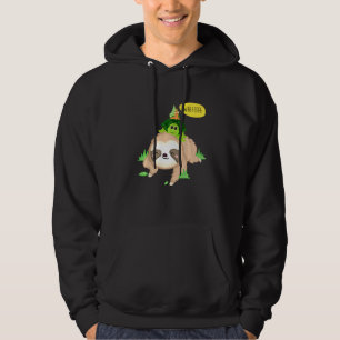 Sloth Turtle Snail Funny Slow Lazy Animal Lover Gi Hoodie