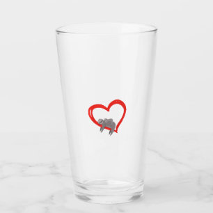 Sloth Valentine's Day, Women's Sloths Valentine's Glass