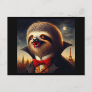 Sloth Vampire Postcard
