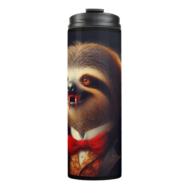 Sloth Vampire Thermal Tumbler (Front)
