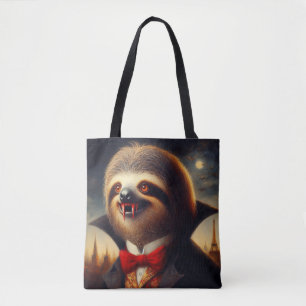 Sloth Vampire Tote Bag