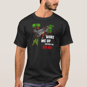Sloth  Wake Me Up Before You Ho Ho (D010 1366a) Ra T-Shirt
