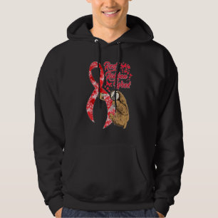 Sloth We Wear Red For Red Ribbon Week Awareness Oc Hoodie