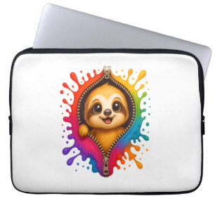 Sloth Wear Sunglasses Hawaiian Vintage Laptop Sleeve
