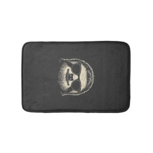 Sloth Wearing Sunglasses Graphic Sloth Shirt Men W Bath Mat