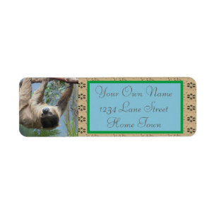 Sloth with Pattern Return Address Label