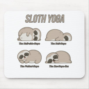Sloth Yoga Mouse Pad