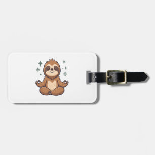 Sloth Yoga Sloth Luggage Tag