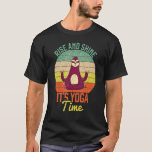 Sloth Yoga Workout Meditation Stretch Pilates Yoga T-Shirt