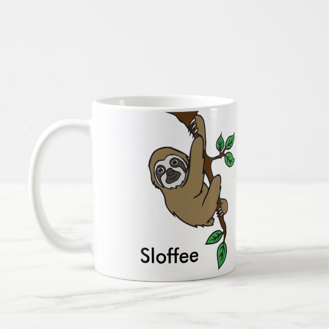 Slothee! Coffee Mug (Left)