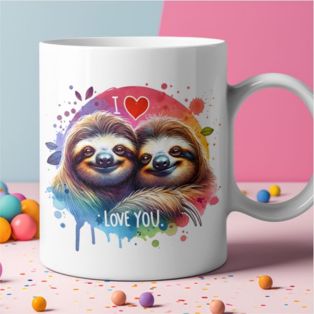 Slothful Affection I love you Coffee Mug (Creator Uploaded)