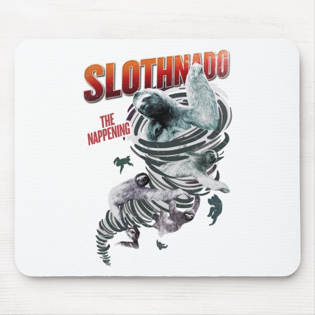 Slothnado: The Nappening Mouse Pad (Front)