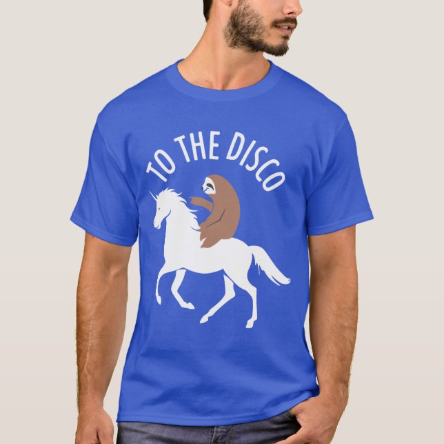 Slotho the Disco Unicorn family T-Shirt (Front)