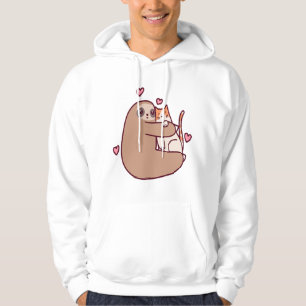Sloths and Cats Are Best Friends Hoodie