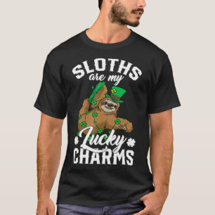 Sloths Are My Lucky Charms St Patricks Day  T-Shirt
