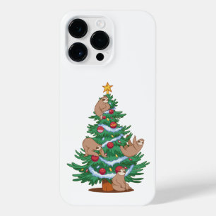 SLOTHS CHRISTMAS TREE  iPhone 14 PRO MAX CASE