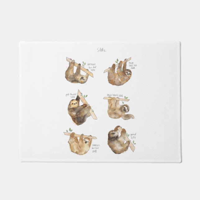 Sloths Classic  Doormat (Front)