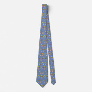 Sloths Galore-Slate Blue Necktie