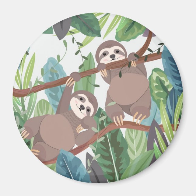 Sloths Magnet (Front)
