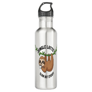 Sloth's Morning Coffee 710 Ml Water Bottle