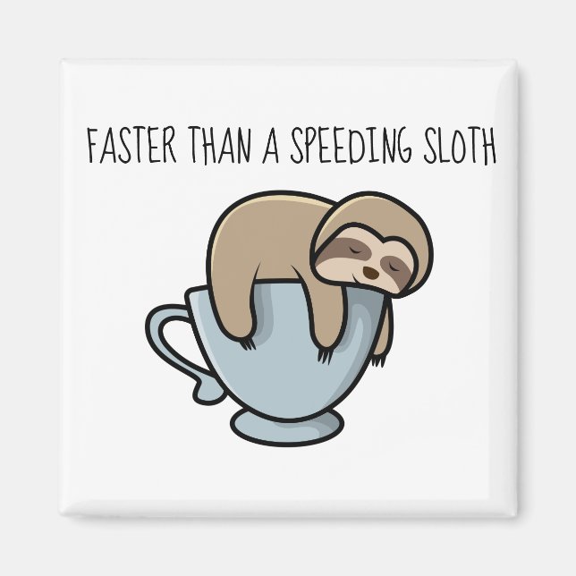 Sloths Sloth Funny Magnets (Front)