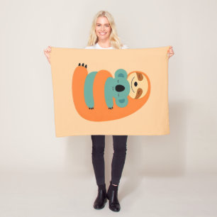 Sloth's Snuggle Fleece Blanket