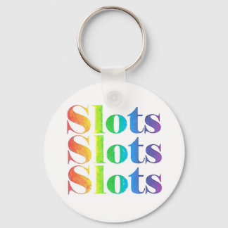 Slots Slots Slots Key Ring