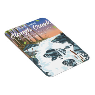 Slough Creek,Yellowstone national park Magnet