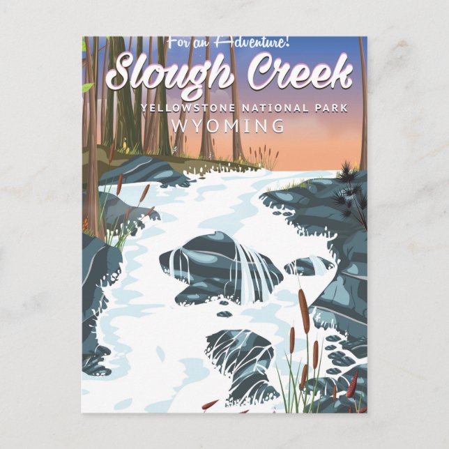 Slough Creek,Yellowstone national park Postcard (Front)
