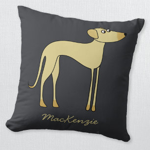 Sloughi Dog Custom Name Cushion