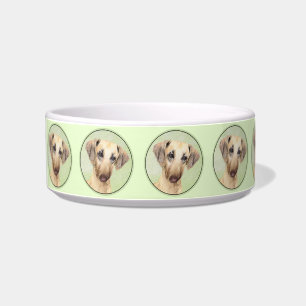 Sloughis Painting - Cute Original Dog Art Bowl