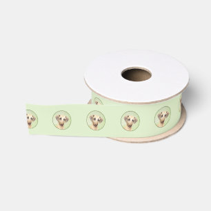 Sloughis Painting - Cute Original Dog Art Grosgrain Ribbon