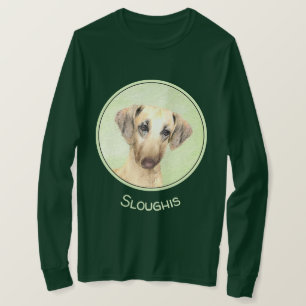 Sloughis Painting - Cute Original Dog Art T-Shirt