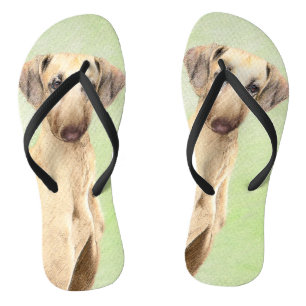 Sloughis Painting - Cute Original Dog Art Thongs