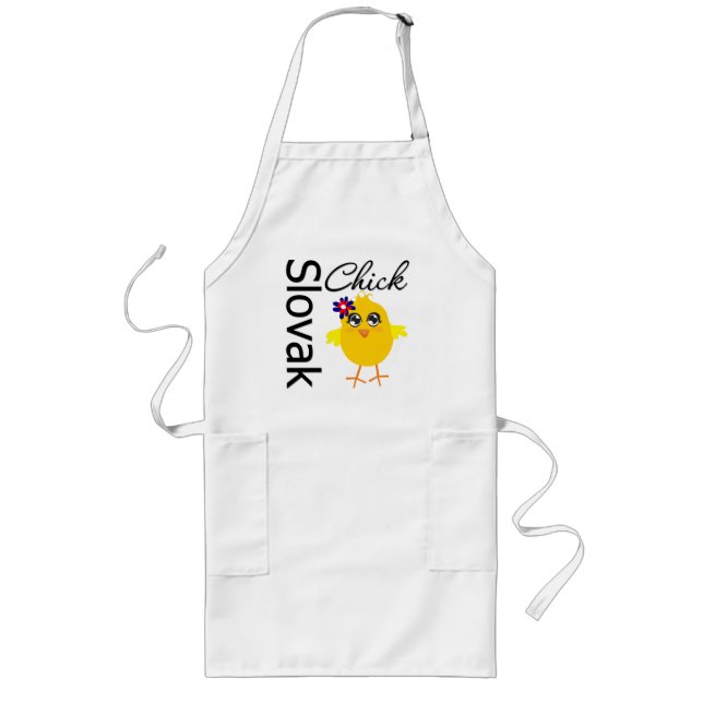 Slovak Chick Long Apron (Front)