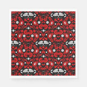 Slovak Country Folk Art Napkin