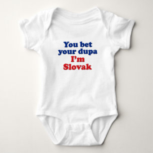 Slovak Dupa 1 Baby Bodysuit