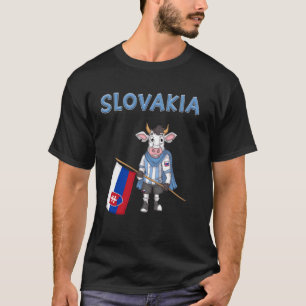 Slovak Fans Slovakia Cow T-Shirt
