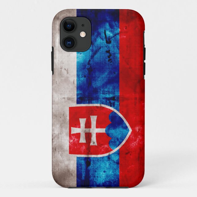 Slovak Flag Case-Mate iPhone Case (Back)