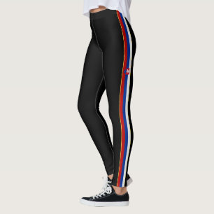 Slovak flag leggings