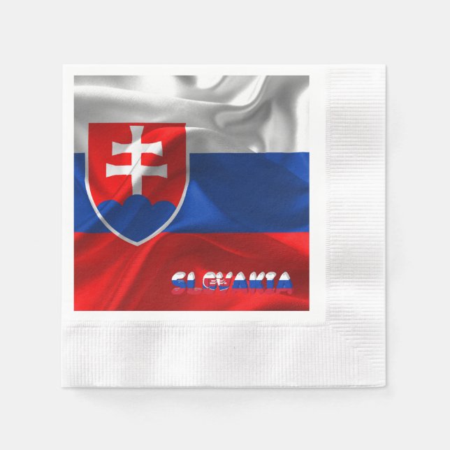 Slovak flag  napkin (Front)