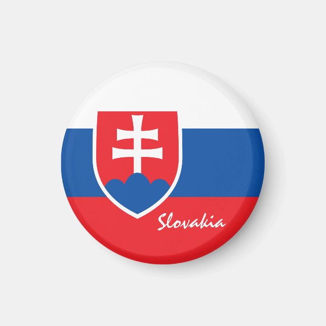 Slovak flag & Slovakia holiday, travel /sports Magnet (Front)