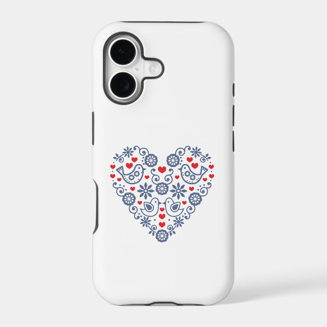 Slovak Folk Pattern iPhone Case (Back)