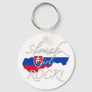 Slovak Girls Rock! Key Ring