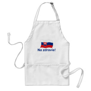 Slovak Na Zdravie! (To your health!) Standard Apron