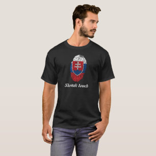 Slovak touch fingerprint flag T-Shirt