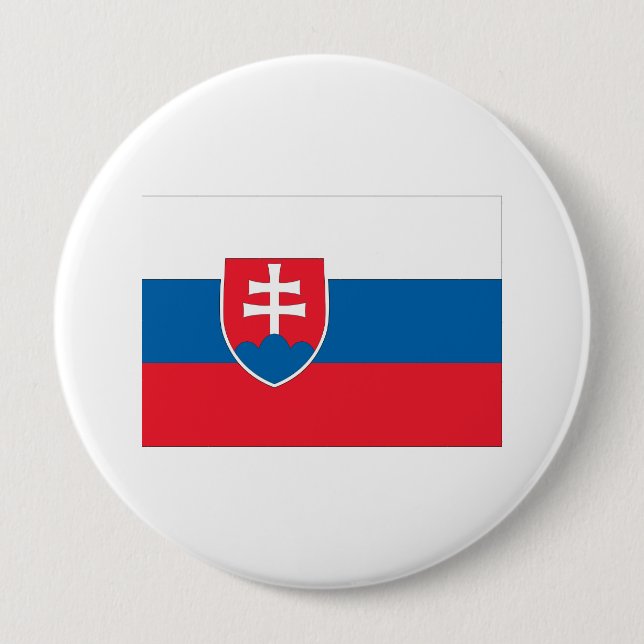 Slovakia 10 Cm Round Badge (Front)